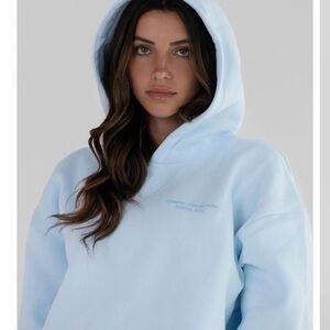 Light Blue comfort hoodie for Women